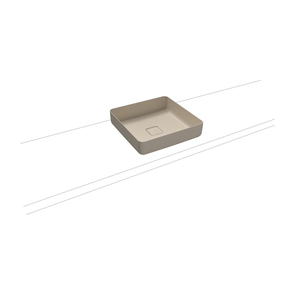 Kaldewei Schale Miena rechteckig 119x400x400mm, Warm Beige 20, ohne HL, ohne ÜL ... KALDEWEI-909506003661 4055761235426 (Abb. 2)