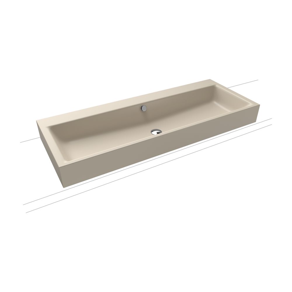 Kaldewei Aufsatz-Doppelwaschtisch Puro rechteckig 125x460x1200mm Rh. 120mm, Warm... KALDEWEI-907006043661 4063728476140 (Abb. 2)