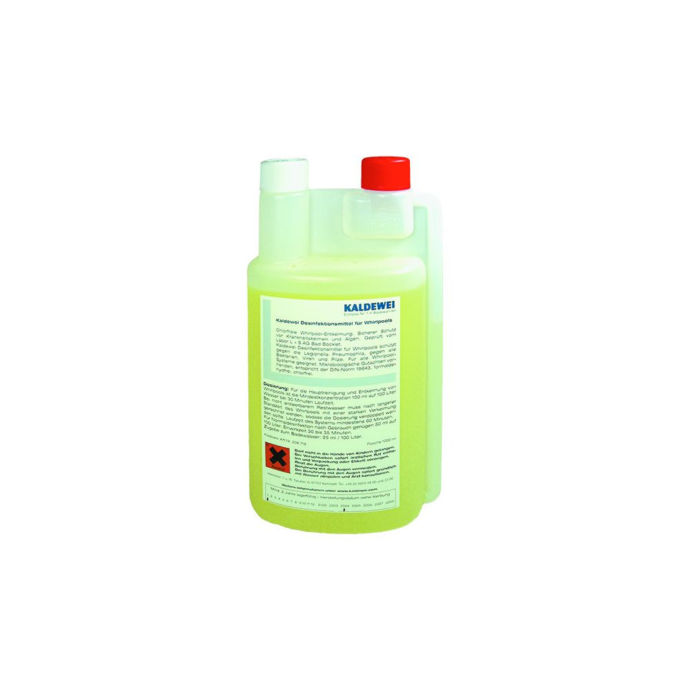 Kaldewei Desinfektionsmittel für Whirlpools 1000ml, mit Kindersicherung... KALDEWEI-687676140000 4055761046534 (Abb. 2)