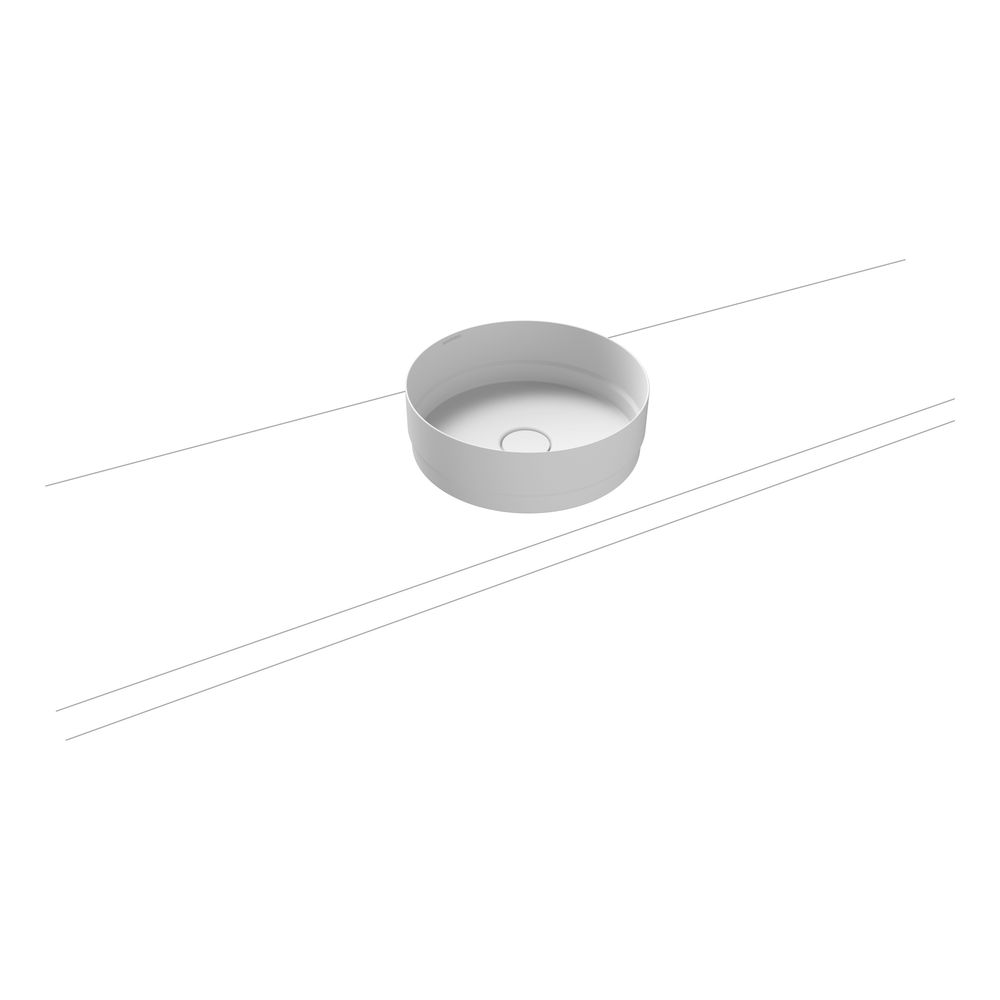 Kaldewei Schale Nueva rund 142x380x380mm, Alpinweiß Matt, ohne HL, ohne ÜL mit P... KALDEWEI-911206003711 4055761275835 (Abb. 1)