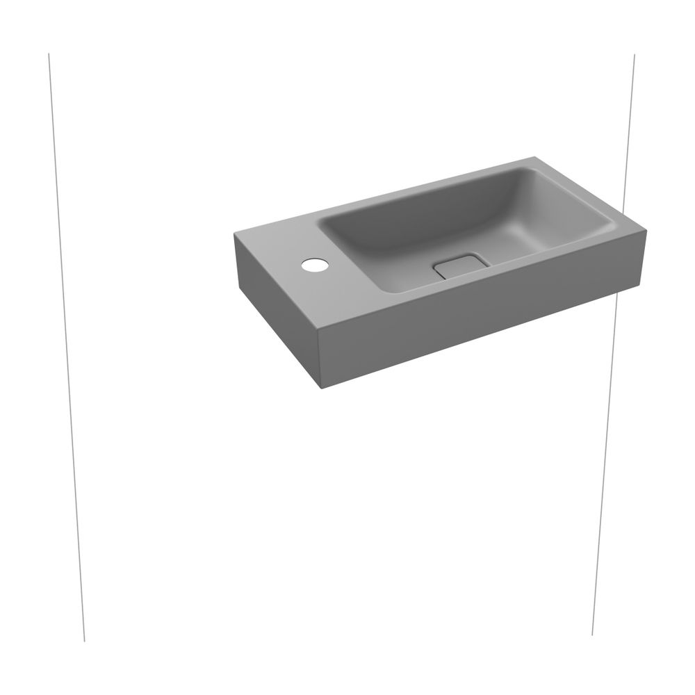 Kaldewei Wand-Handwaschtisch Cono rechteckig 102x300x550mm, Cool Grey 30, links,... KALDEWEI-908006393663 4055761265584 (Abb. 2)