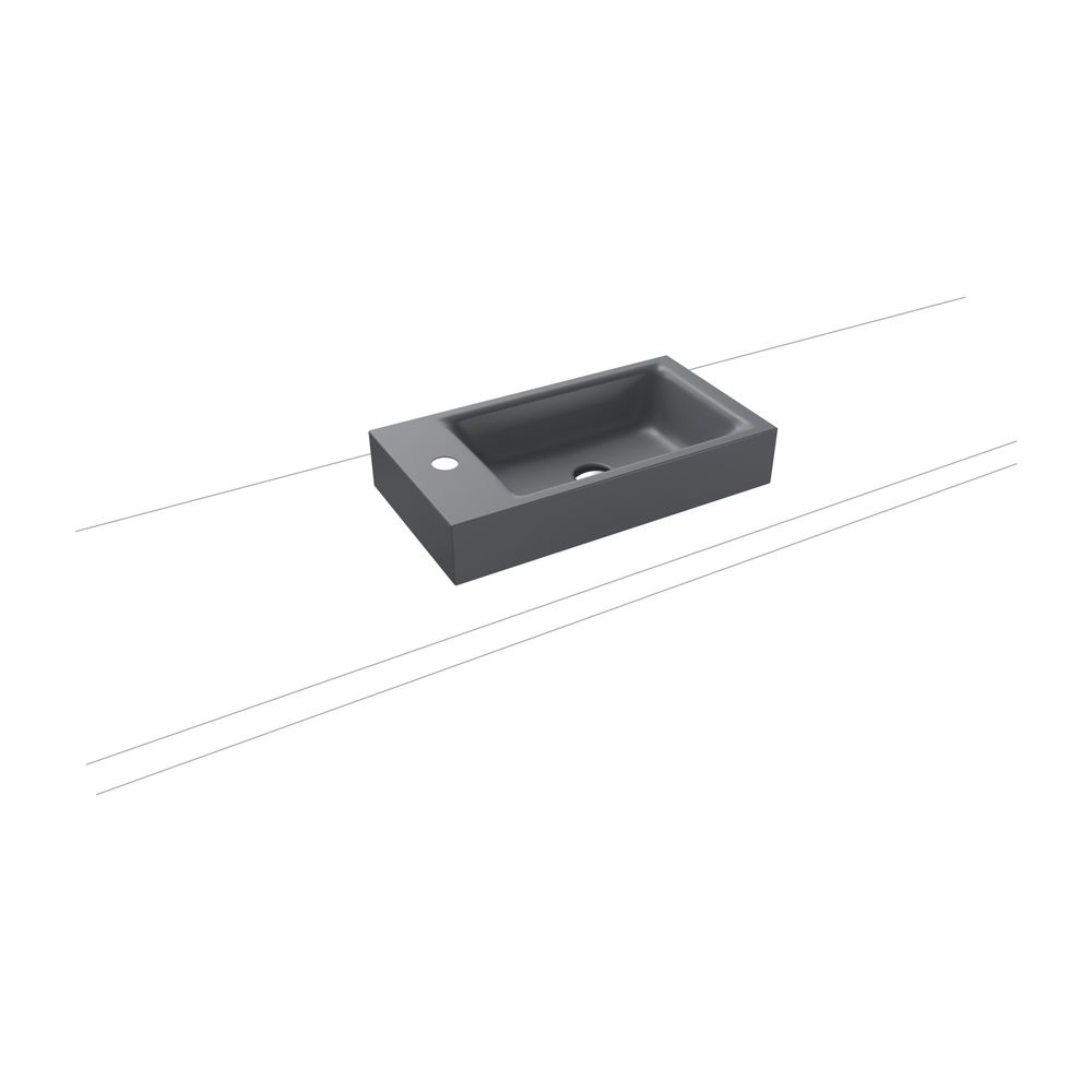 Kaldewei Aufsatz-Handwaschtisch Puro rechteckig 105x300x550mm, Cool Grey 70, 1 H... KALDEWEI-906906013665 4063728400121 (Abb. 2)