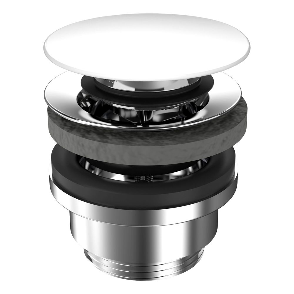 Kaldewei Push to open Ventil WB 3915 für Waschtische mit Überlauf, runder Deckel... KALDEWEI-910500010001 4055761302036 (Abb. 2)
