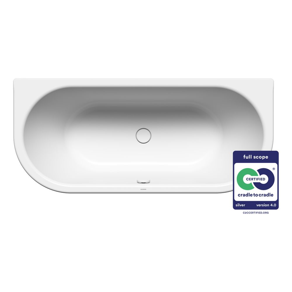 Kaldewei Badewanne Centro Duo 2 Kombi.-Form 485x750x1700mm 156l Alpinweiß m. ÜL,... KALDEWEI-283100010001 4001112809358 (Abb. 2)