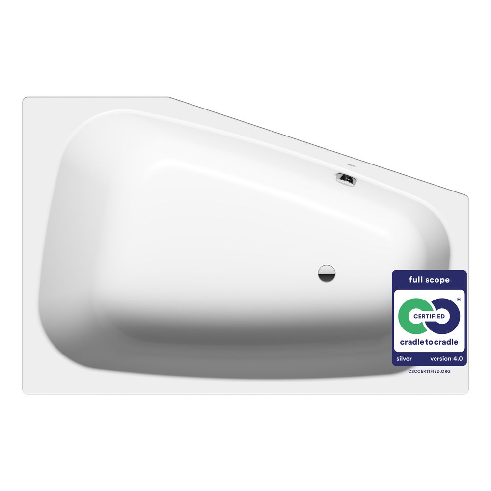 Kaldewei Badewanne Plaza Duo Kombi.-Form 430x1200x1800mm Links 273l Alpinweiß m.... KALDEWEI-237200010001 4001112658819 (Abb. 2)