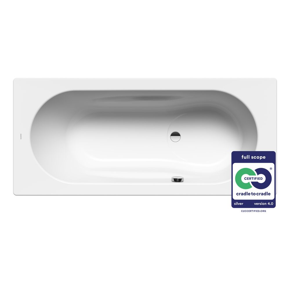 Kaldewei Badewanne Vaio Set rechteckig 430x800x1800mm 135l Alpinweiß, Weiß m. ÜL... KALDEWEI-234600010001 4001112711910 (Abb. 2)