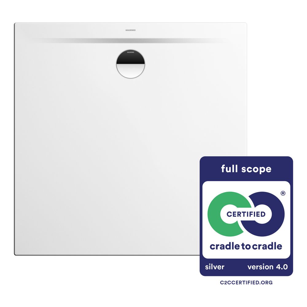 Kaldewei Duschwanne Superplan Zero Rechteckig 32/20x700x700mm d. 90mm Alpinweiß/... KALDEWEI-351000010001 4055761248747 (Abb. 2)