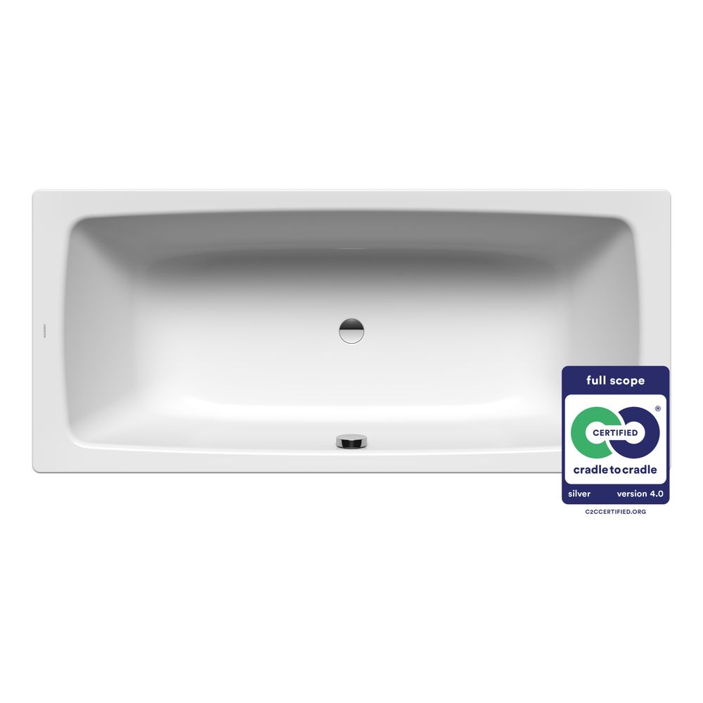 Kaldewei Badewanne Cayono Duo rechteckig 410x800x1800mm 160l Alpinweiß m. ÜL, o.... KALDEWEI-272500010001 4055761054881 (Abb. 2)