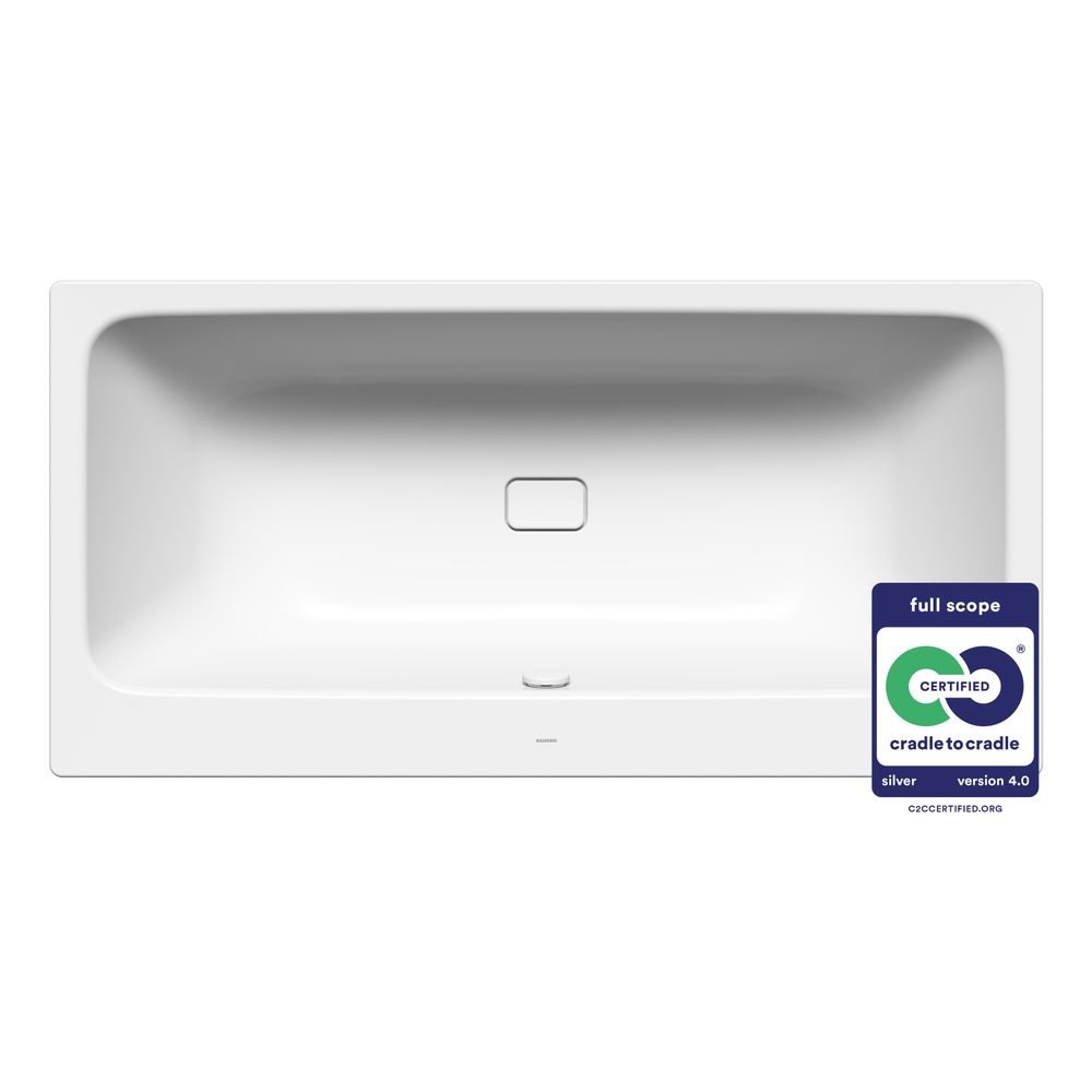 Kaldewei Badewanne Asymmetric Duo rechteckig 425x900x1800mm 163l Alpinweiß m. ÜL... KALDEWEI-274200010001 4001112784846 (Abb. 2)