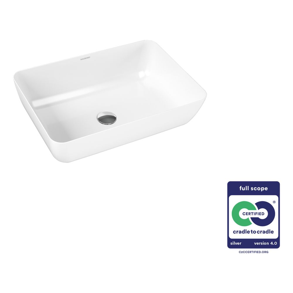 Kaldewei Schale Cayono rechteckig 151x355x520mm, Alpinweiß, ohne HL, ohne ÜL ohn... KALDEWEI-913506000001 4055761222204 (Abb. 2)