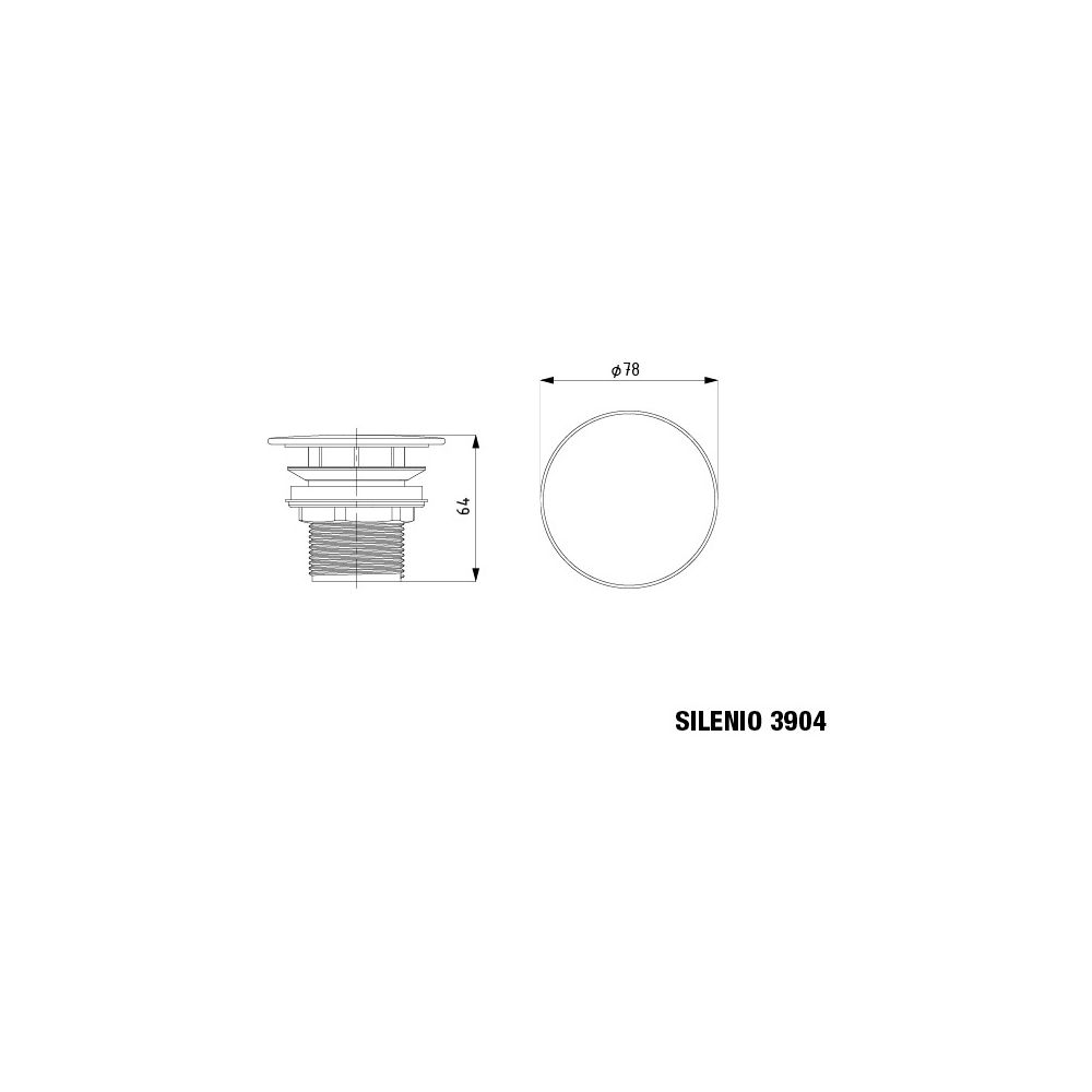 Kaldewei Permanentablaufventil Modell 3904 mit Deckel emailliert, rund, Alpinwei... KALDEWEI-905800000001 4001112983874 (Abb. 3)
