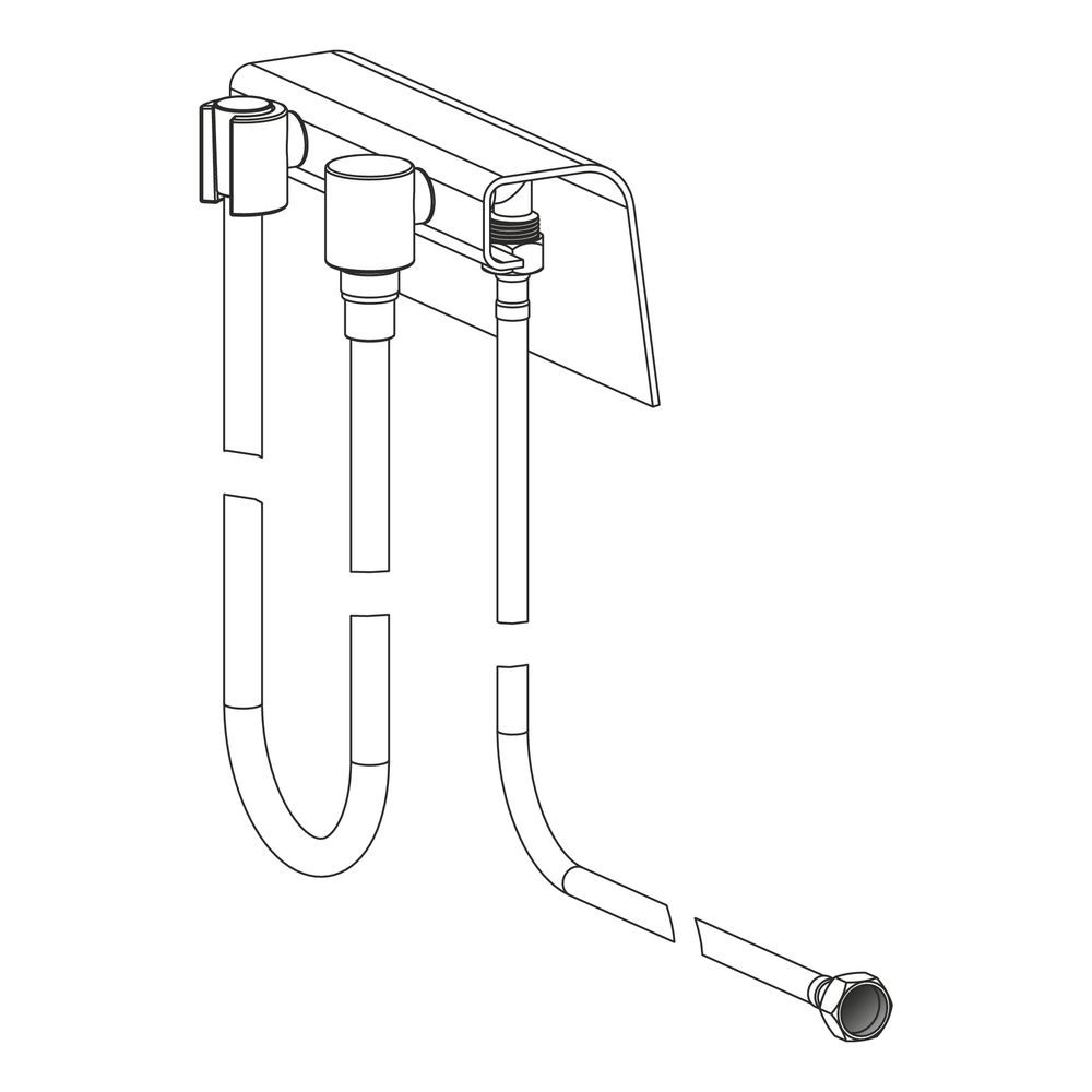Kaldewei Brauseschlauch Modell 8890 außenliegend, Chrom... KALDEWEI-689720210999 4001112863237 (Abb. 3)