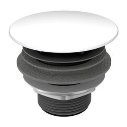 Kaldewei Permanentablaufventil Modell 3904 mit Deckel emailliert, rund, Alpinwei... KALDEWEI-905800000001 4001112983874 (Abb. 1)