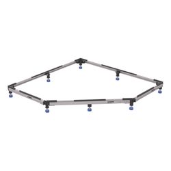 Kaldewei Duschwannen-Fußrahmen FR 5300 Flex FR II Cornezza 1000x1000mm... KALDEWEI-530000150000 4001112779545 (Abb. 1)