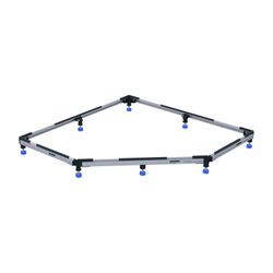 Kaldewei Duschwannen-Fußrahmen FR 5300 Flex FR II Cornezza 1000x1000mm... KALDEWEI-530000150000 4001112779545 (Abb. 1)