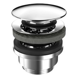 Kaldewei Push to open Ventil WB 3915 für Waschtische mit Überlauf, runder Deckel... KALDEWEI-910500010676 4055761242172 (Abb. 1)