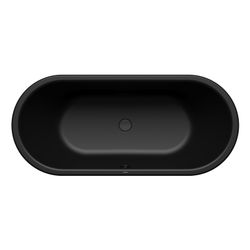Kaldewei Badewanne Centro Duo oval 485x750x1700mm 156l Schwarz m. ÜL, o. Antisli... KALDEWEI-282700010701 4063727020320 (Abb. 1)
