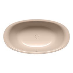 Kaldewei Badewanne Ellipso Duo oval 465x1000x1900mm 214l Bahamabeige m. ÜL, o. A... KALDEWEI-286200010030 4063727058408 (Abb. 1)