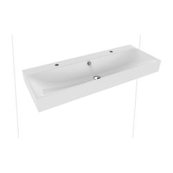 Kaldewei Wand-Doppelwaschtisch Silenio rechteckig 123x460x1200mm, Manhattan/Matt... KALDEWEI-904507283199 4063728859448 (Abb. 1)