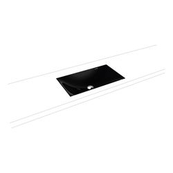 Kaldewei Unterbauwaschtisch Silenio rechteckig 123x391x634mm, Schwarz, ohne HL, ... KALDEWEI-906006313701 4055761190961 (Abb. 1)