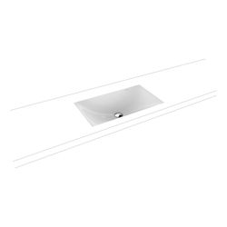 Kaldewei Unterbauwaschtisch Silenio rechteckig 123x391x634mm, Alpinweiß, ohne HL... KALDEWEI-906006313001 4055761012287 (Abb. 1)