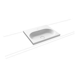 Kaldewei Aufsatzwaschtisch Centro rechteckig 112x500x600mm, Alpinweiß Matt, 1 HL... KALDEWEI-902806013711 4055761132404 (Abb. 1)