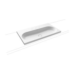 Kaldewei Aufsatzwaschtisch Centro rechteckig 112x500x900mm, Alpinweiß Matt, 3 HL... KALDEWEI-902906033711 4063727165564 (Abb. 1)