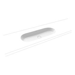Kaldewei Unterbauwaschtisch Centro oval 112x380x910mm, Alpinweiß, ohne HL, ohne ... KALDEWEI-903306003001 4001112962527 (Abb. 1)