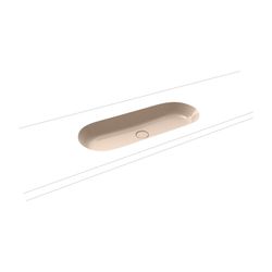 Kaldewei Unterbauwaschtisch Centro oval 112x380x910mm, Bahamabeige, ohne HL, ohn... KALDEWEI-903306003030 4063727620247 (Abb. 1)