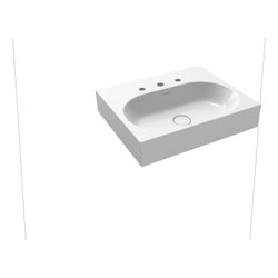 Kaldewei Wandwaschtisch Centro rechteckig 120x500x600mm, Alpinweiß, 3 HL, ohne Ü... KALDEWEI-903406033001 4001112983355 (Abb. 1)