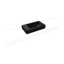 Kaldewei Aufsatz-Handwaschtisch Cono rechteckig 102x300x550mm, Cool Grey 90, ohn... KALDEWEI-908106003667 4063728400657 (Abb. 1)