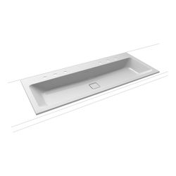 Kaldewei Einbau-Doppelwaschtisch Cono rechteckig 112x500x1200mm, Manhattan, 6 HL... KALDEWEI-901806053199 4063727713406 (Abb. 1)