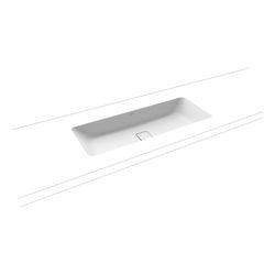 Kaldewei Unterbauwaschtisch Cono rechteckig 112x382x869mm, Alpinweiß Matt, ohne ... KALDEWEI-902406003711 4055761158510 (Abb. 1)