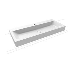 Kaldewei Wandwaschtisch Cono rechteckig 120x500x1200mm, Alpinweiß, 1 HL, ohne ÜL... KALDEWEI-902706013001 4055761014885 (Abb. 1)