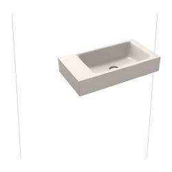 Kaldewei Wand-Handwaschtisch Puro rechteckig 105x300x550mm, Pergamon, links, ohn... KALDEWEI-901206433231 4055761188388 (Abb. 1)