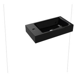 Kaldewei Aufsatz-Handwaschtisch Puro rechteckig 105x300x550mm, Schwarz, 1 HL, oh... KALDEWEI-906906013701 4055761098397 (Abb. 1)