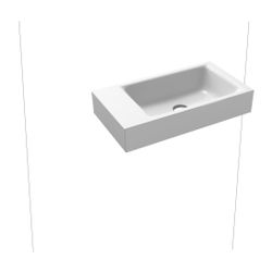Kaldewei Aufsatz-Handwaschtisch Puro rechteckig 105x300x550mm, Alpinweiß, ohne H... KALDEWEI-906906003001 4055761037082 (Abb. 1)