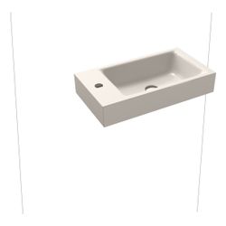 Kaldewei Aufsatz-Handwaschtisch Puro rechteckig 105x300x550mm, Pergamon, 1 HL, o... KALDEWEI-906906013231 4063727173224 (Abb. 1)