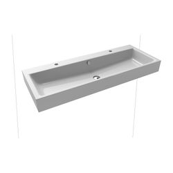 Kaldewei Wand-Doppelwaschtisch Puro rechteckig 125x460x1200mm, Manhattan/Chrom, ... KALDEWEI-906806043199 4063727455566 (Abb. 1)