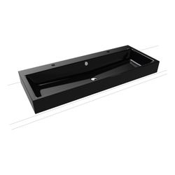Kaldewei Aufsatz-Doppelwaschtisch Puro rechteckig 125x460x1200mm Rh. 120mm, Schw... KALDEWEI-907006043701 4063727454606 (Abb. 1)