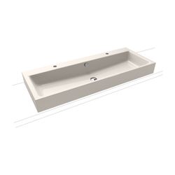 Kaldewei Aufsatz-Doppelwaschtisch Puro rechteckig 125x460x1200mm Rh. 120mm, Perg... KALDEWEI-907006043231 4063727454644 (Abb. 1)