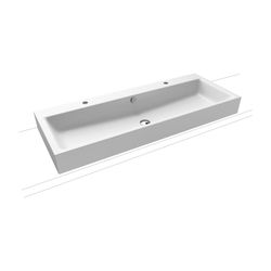 Kaldewei Aufsatz-Doppelwaschtisch Puro rechteckig 125x460x1200mm Rh 120mm, Alpin... KALDEWEI-907006043711 4055761200998 (Abb. 1)
