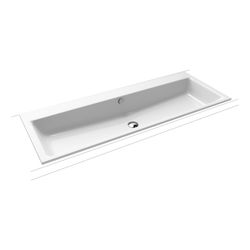 Kaldewei Einbau-Doppelwaschtisch Puro rechteckig 125x460x1200mm, Schwarz/Mattsch... KALDEWEI-907107293701 4063728865005 (Abb. 1)