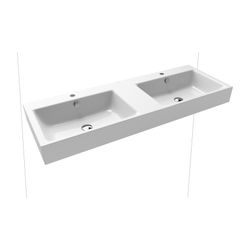 Kaldewei Wand-Doppelwaschtisch Puro rechteckig 125x460x1300mm, Alpinweiß/Alpinwe... KALDEWEI-906707223001 4063728495523 (Abb. 1)