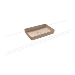 Kaldewei Schale Miena rechteckig 119x380x580mm, Bahamabeige, ohne HL, ohne ÜL mi... KALDEWEI-909606003030 4055761137171 (Abb. 1)