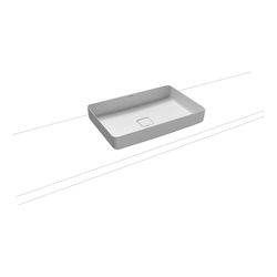 Kaldewei Schale Miena rechteckig 119x380x580mm, Alpinweiß Matt, ohne HL, ohne ÜL... KALDEWEI-909606003711 4055761093781 (Abb. 1)