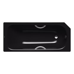 Kaldewei Badewanne Saniform V3 Star rechteckig 410x700x1600mm 93l Schwarz m. Vol... KALDEWEI-134234013701 4063727749030 (Abb. 1)
