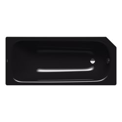 Kaldewei Badewanne Saniform V3 Kombi.-Form 410x700x1600mm 93l Schwarz m. ÜL, PEF... KALDEWEI-192300013701 4063727177475 (Abb. 1)