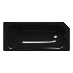 Kaldewei Badewanne Saniform V3 Kombi.-Form 410x700x1600mm 93l Schwarz m. Vollant... KALDEWEI-192334013701 4063727177574 (Abb. 1)