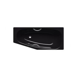 Kaldewei Badewanne Mini Star Kombi.-Form 430x700x1570mm Links 110l Schwarz m. Vo... KALDEWEI-225334013701 4063727760776 (Abb. 1)